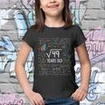 Kids Square Root Of 49 7Th Birthday 7 Year Old Funny Gift Math Bday Cool Gift Youth T-shirt