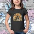Leopard Rainbow Teacher Life Teaching Last Day Of School Youth T-shirt