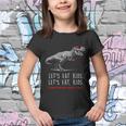 Lets Eat Kids Gift Punctuation Saves Lives Funny Grammar Funny Gift Youth T-shirt