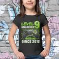 Level 9 Unlocked Awesome 2013 Video Game 9Th Birthday Gift V2 Youth T-shirt