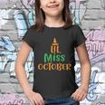 Lil Miss October Halloween Quote V4 Youth T-shirt