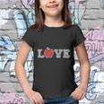 Love Apple Back To School Teacher Teacher Quote Graphic Shirt Youth T-shirt