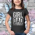Mens Girl Dad Outnumbered Fathers Day From Wife Daughter Youth T-shirt