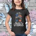 Mind Your Own Uterus Messy Bun Pro Choice Feminism Gift Youth T-shirt