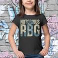 Notorious Rbg Blue Logo Tshirt Youth T-shirt