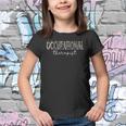 Ot Therapist Leopard Print For Occupational Therapy Youth T-shirt