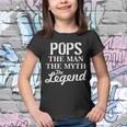 Pops The Man Myth Legend Tshirt Youth T-shirt