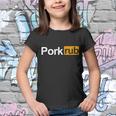 Porkrub Pork Rub Funny Bbq Smoker & Barbecue Grilling Youth T-shirt