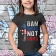 Pro Second Amendment Gun Rights Ban Idiots Not Guns Youth T-shirt