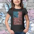 Retro Style 4Th July Usa Patriotic Distressed America Flag Cool Gift Youth T-shirt