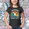 Retro Vintage Since 2011 11Th Birthday 11 Years Gamer Youth T-shirt