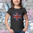 Ripped Uk Great Britain Union Jack Torn Flag Youth T-shirt