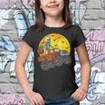 Skeleton Monster Truck Moon Candy Toddler Boys Halloween Kid Youth T-shirt