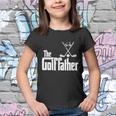 The Golffather Funny Golfing Father Lover Best Dad By Par Fathers Day Youth T-shirt