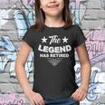 The Legend Has Retired Funny Retirement Gift Youth T-shirt