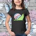 Trans Pride Snail Transgender Gift Youth T-shirt