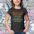 Transvaccinated Funny Trans Vaccinated Anti Vaccine Meme Tshirt Youth T-shirt