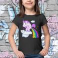 Unicorn Pooping A Rainbow Tshirt Youth T-shirt