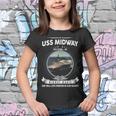 Uss Midway Cv 41 Front Style Youth T-shirt