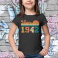Vintage 1942 Retro Funny 80Th Birthday Gift Youth T-shirt