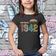 Vintage 1942 Sun Wilderness 80Th Birthday Youth T-shirt