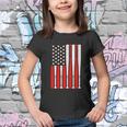 Vintage American Flag Baseball For 4Th Of July Youth T-shirt