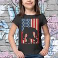 Vintage Bigfoot American Flag Tshirt Youth T-shirt