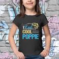Vintage Reel Cool Poppie Fishing Daddy Youth T-shirt