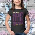 Wicked Little Monster Halloween Quote Youth T-shirt