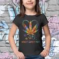Worlds Dopest Mom Weed Leaf 420 Funny Mothers Day Gift Youth T-shirt