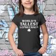 Worlds Tallest Leprechaun Clover Funny St Patricks Day Tshirt Youth T-shirt