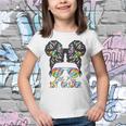 Little Miss 1St Grader Tie Dye Messy Bun 1St Grade Girls  V3 Youth T-shirt