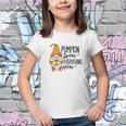 Pumpkin Spice Everything Nice Yellow Hat Gnomes Fall Youth T-shirt