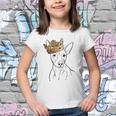 American Hairless Terrier Dog Wearing Crown Youth T-shirt