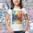 Kids Monster Truck 2 Year Old Boy Monster Truck 2Nd Birthday Boy Youth T-shirt