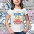 The Man Myth Legend 1942 Aged Perfectly 80Th Birthday Youth T-shirt