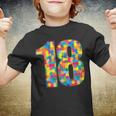 18 Years Old Gifts 18Th Birthday Autism Insert For Boy Girl Youth T-shirt
