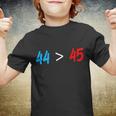 44 45 Red White Blue 44Th President Is Greater Than 45 Tshirt Youth T-shirt