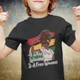 A Black Woman Is A Free Woman Gift African American Juneteenth Gift Youth T-shirt