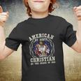 American By Birth Christian For 4Th Of July Youth T-shirt