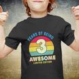 Awesome Retro 3Rd Birthday Boy Girl Youth T-shirt