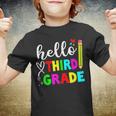 Back To School Hello 3Rd Grade Kids Teacher Student Youth T-shirt