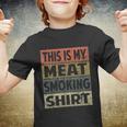 Bbq Smoker Funny Vintage Grilling Meat Smoking Tshirt Youth T-shirt