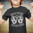 Boho Thick Thighs Witch Vibes Youth T-shirt