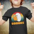 Boooks Ghost Funny Librarian Book Lovers Halloween Costume Youth T-shirt