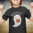Booooks Ghost Funny Halloween Teacher Book Library Reading V3 Youth T-shirt
