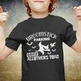 Broomstick Parking Only Allothers Toad Halloween Quote Youth T-shirt