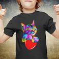 Colorful Cat Full Of Love Kitten Lovers Youth T-shirt