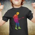 Cool Colorful Music Guitar Guy Youth T-shirt