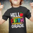 Cute Hello Fifth Grade Outfit Happy Last Day Of School Funny Gift Youth T-shirt